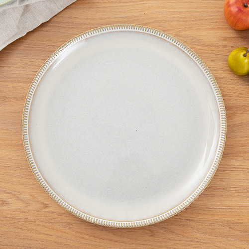 라리사 비쥬 원형 접시 24cm 크림